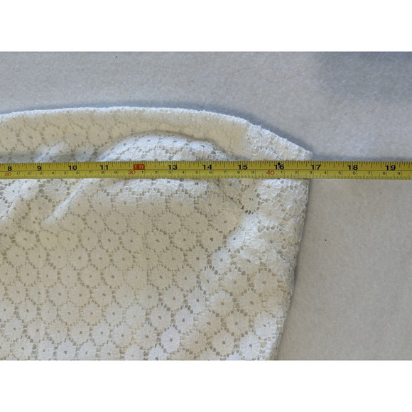 Betsy Johnson Dress Strapless Fit & Flare White Cocktail Wedding Shower Size 12‎ - Picture 3 of 7